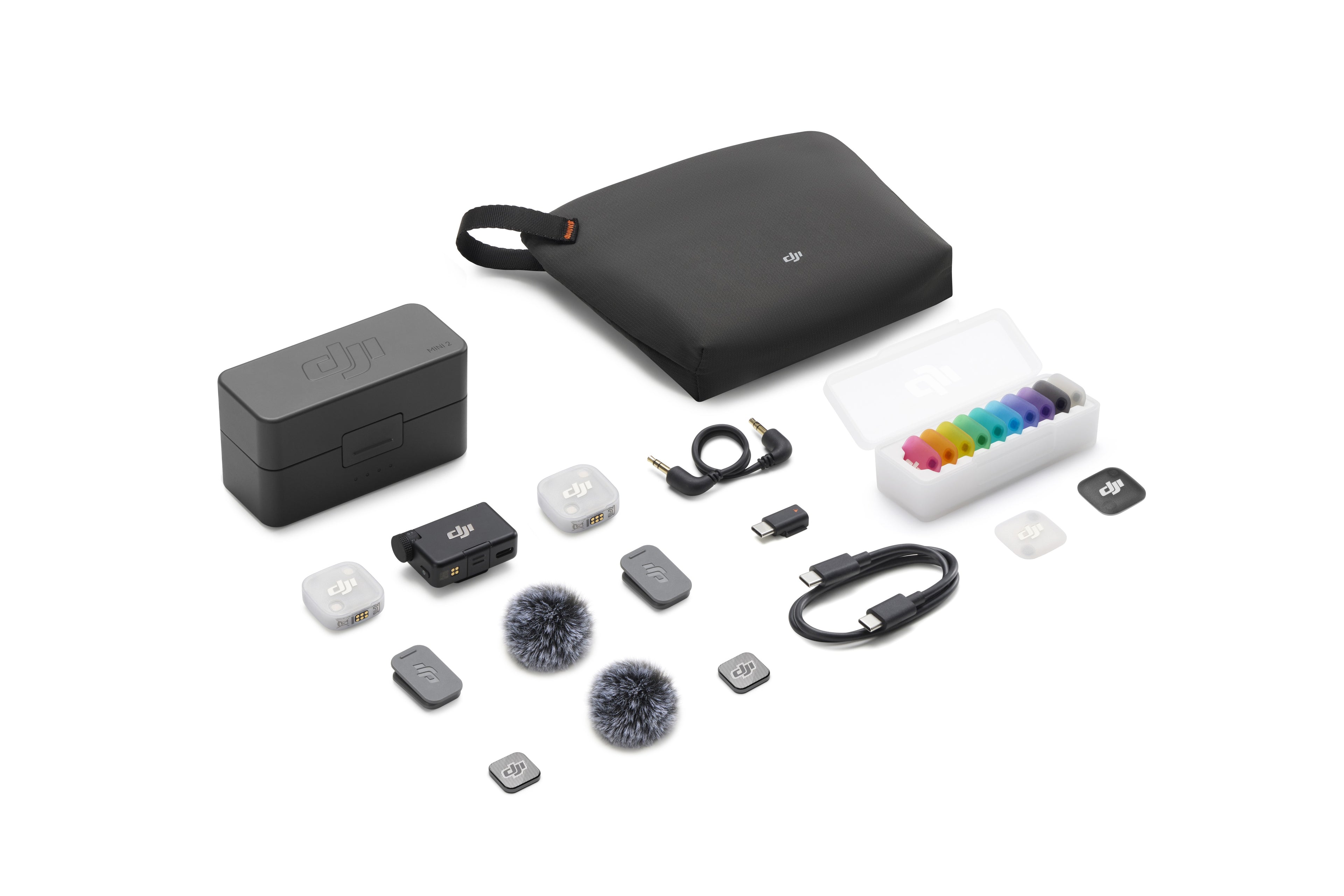 White-BG image fix | DJI Mic Mini 2 | (2 TX + 1 RX + Charging Case) | SKU 24139749