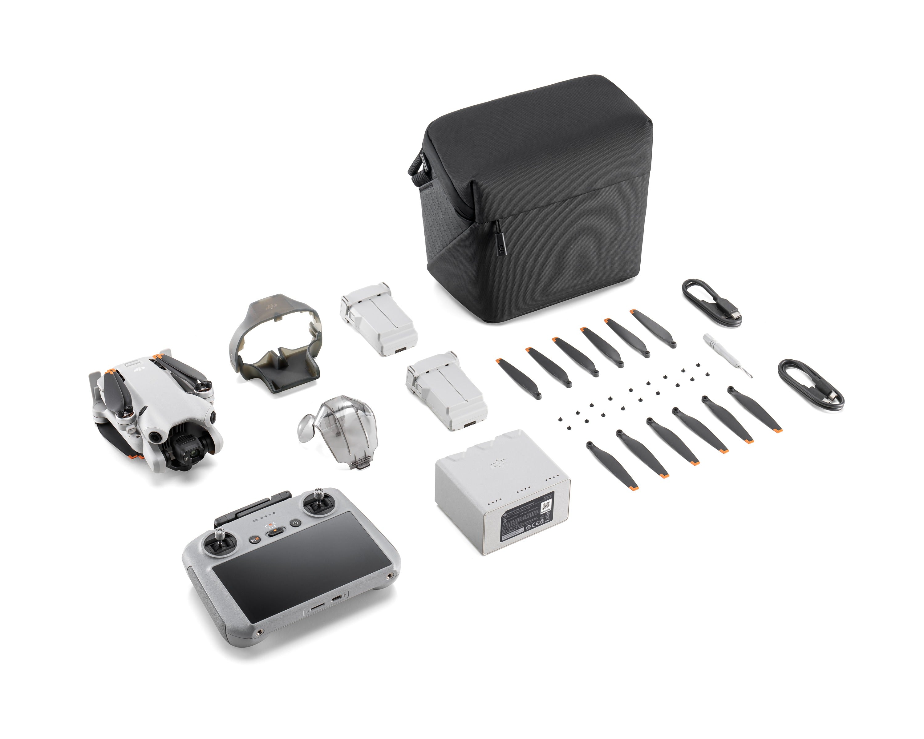 Batch 1 drone variant image | DJI Mini 4 Pro | Fly More Combo Plus (DJI RC 2) | SKU 65969002