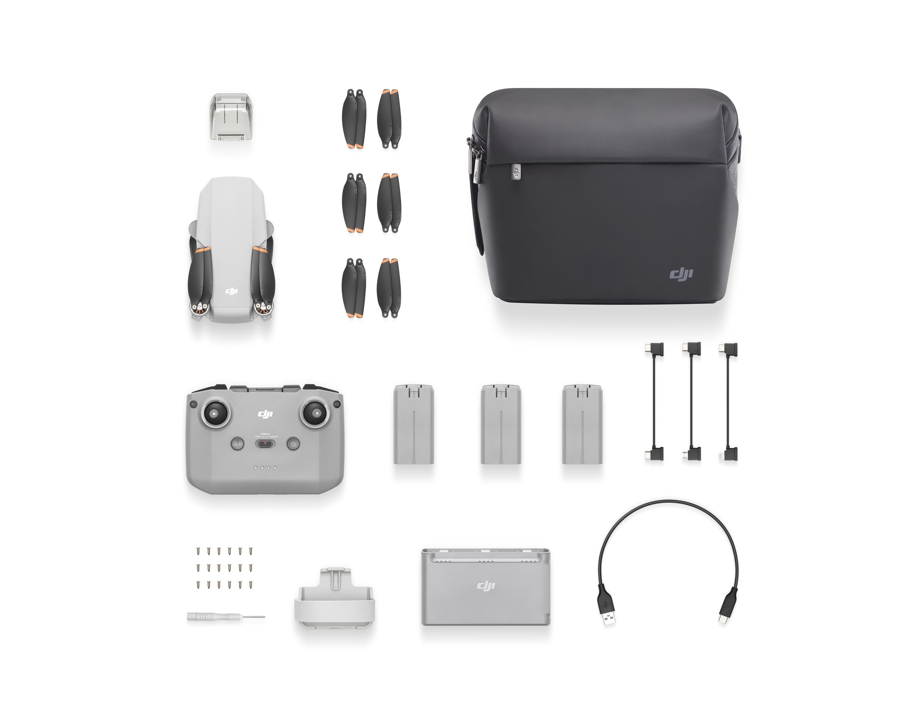 Batch 1 drone variant image | DJI Mini 4K | Fly More Combo | SKU 65980311